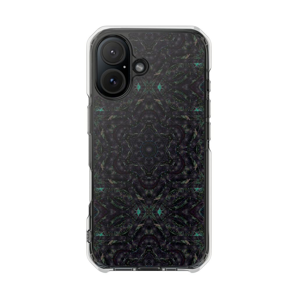 iPhone 16 Magnetic Clear Impact Case - P5 Kaleidoscopic No.31
