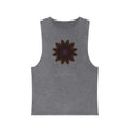 Unisex Stonewash Tank Top - Love Light Mandalas No.12
