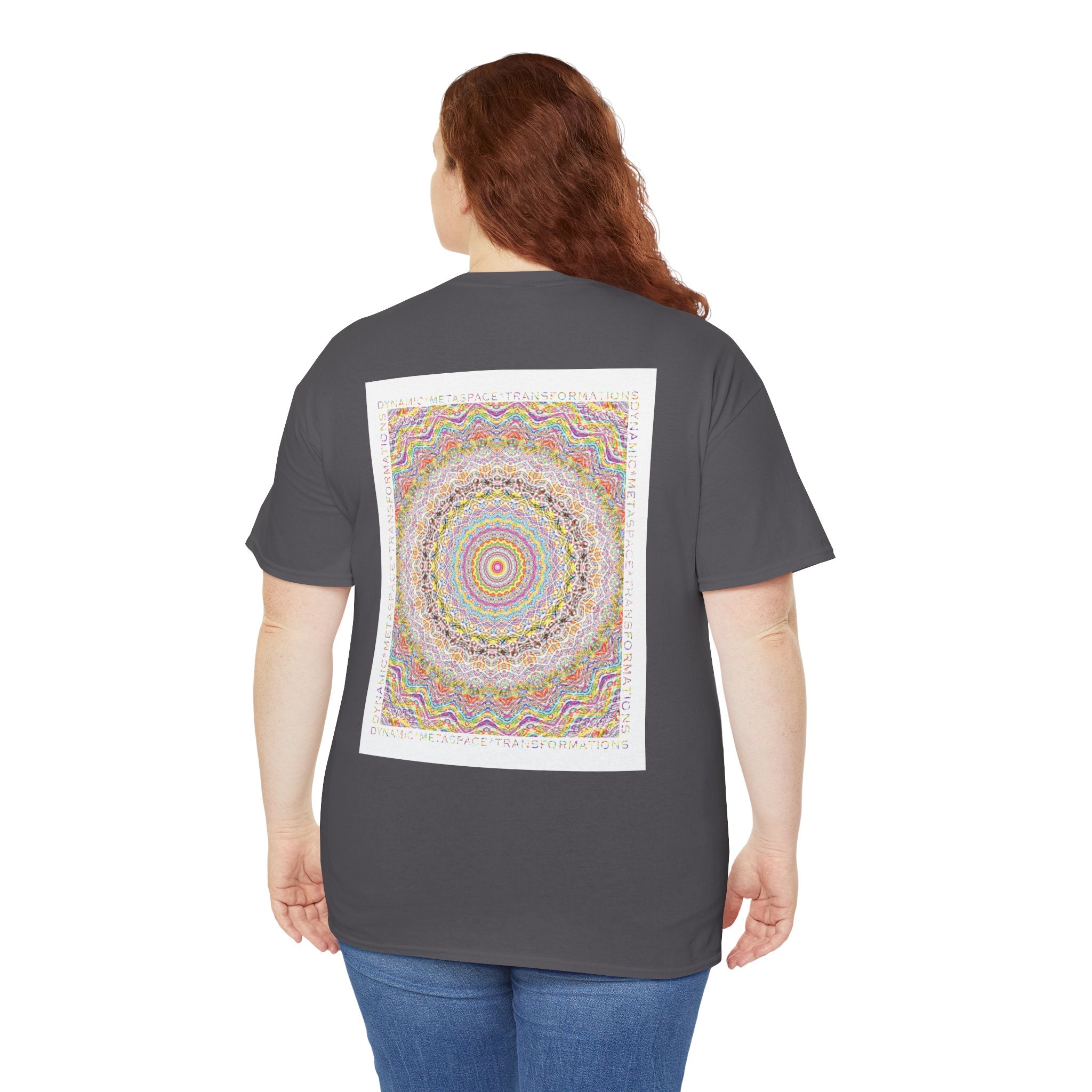 Unisex Heavy Cotton Tee (Back) - DMT Seer No.11