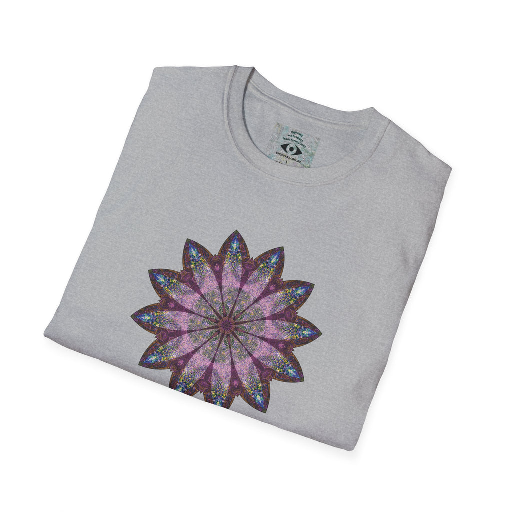 Unisex Softstyle T-Shirt - Love Light Mandalas No.19