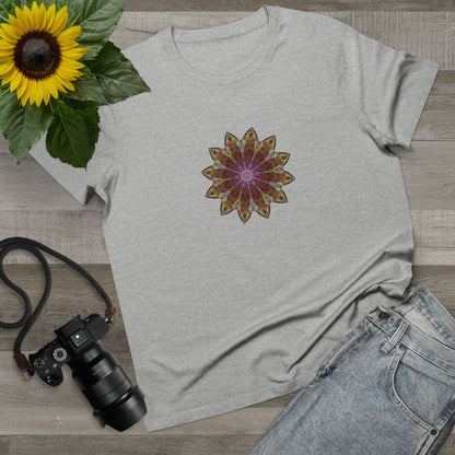 Women’s Maple Tee - Love Light Mandalas No.13