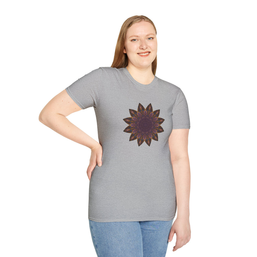 Unisex Softstyle T-Shirt - Love Light Mandalas No.1
