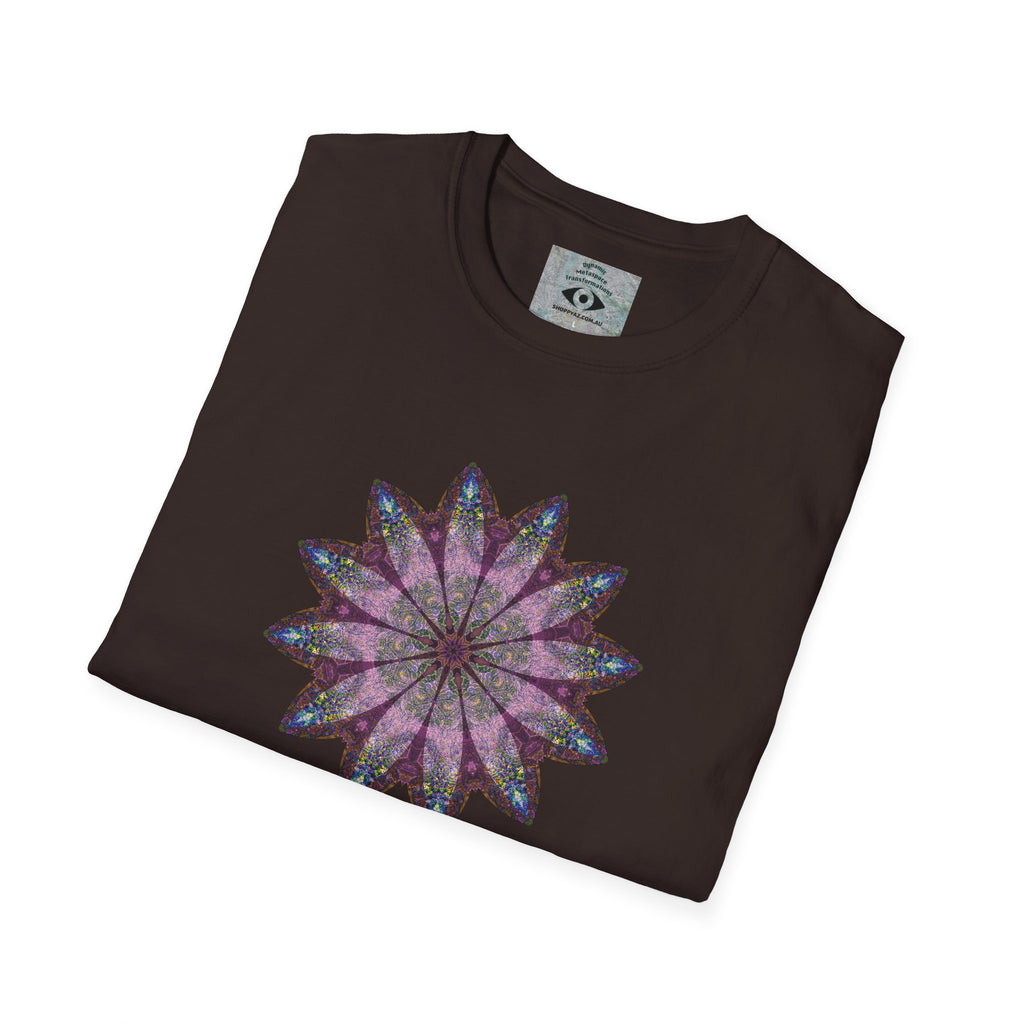Unisex Softstyle T-Shirt - Love Light Mandalas No.19