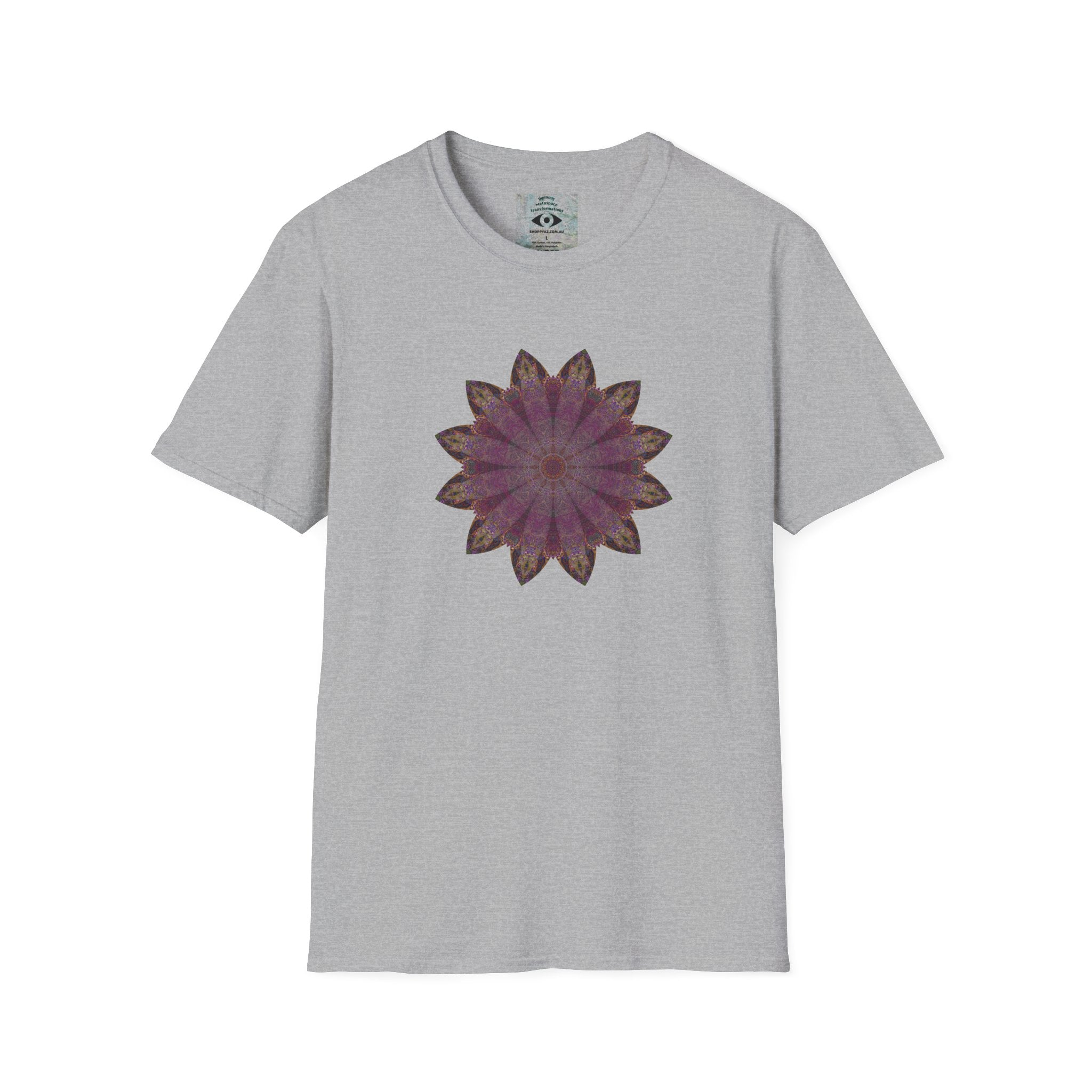 Unisex Softstyle T-Shirt - Love Light Mandalas No.6