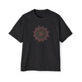 Men's Heavy Oversized Tee - Love Light Mandalas No.7