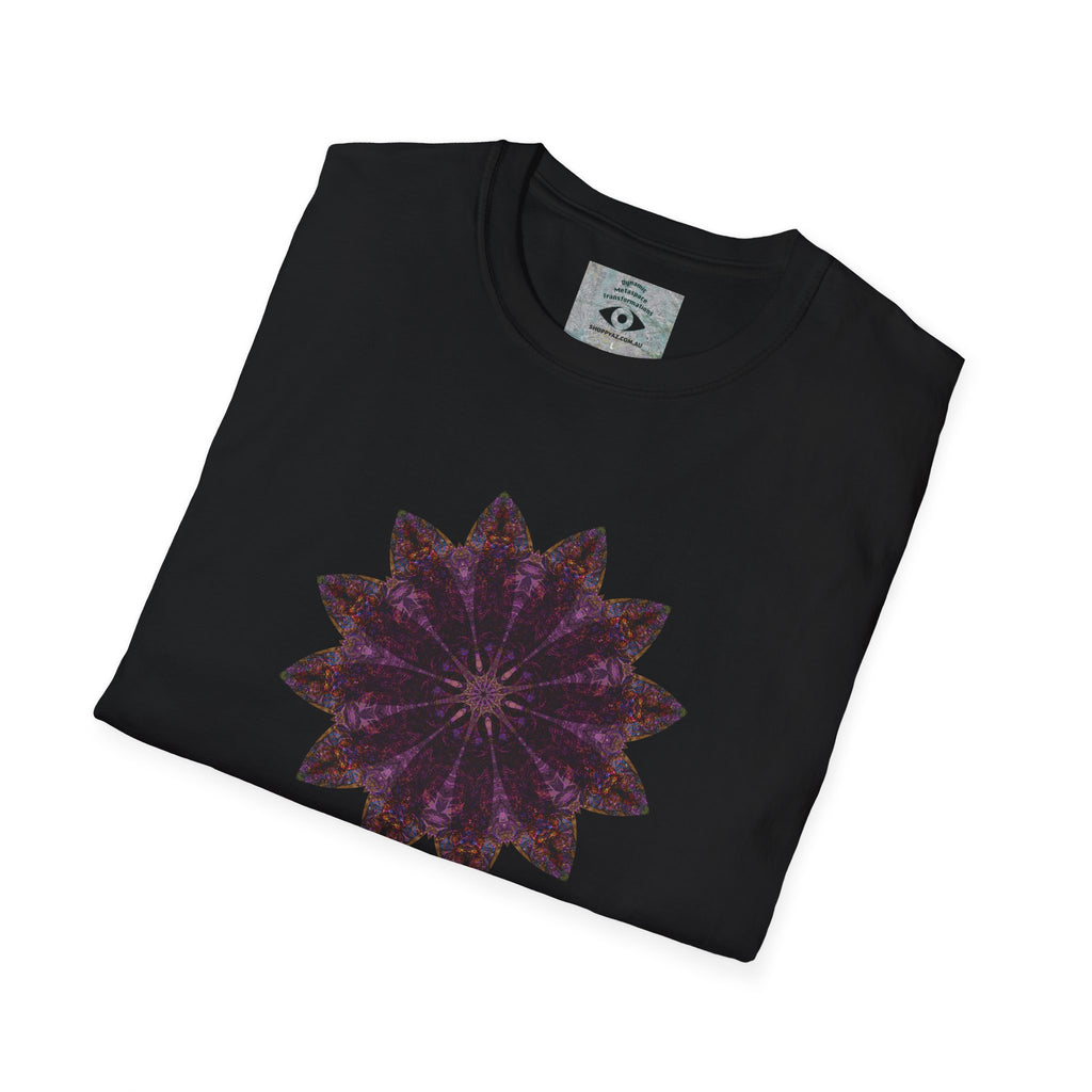Unisex Softstyle T-Shirt - Love Light Mandalas No.15