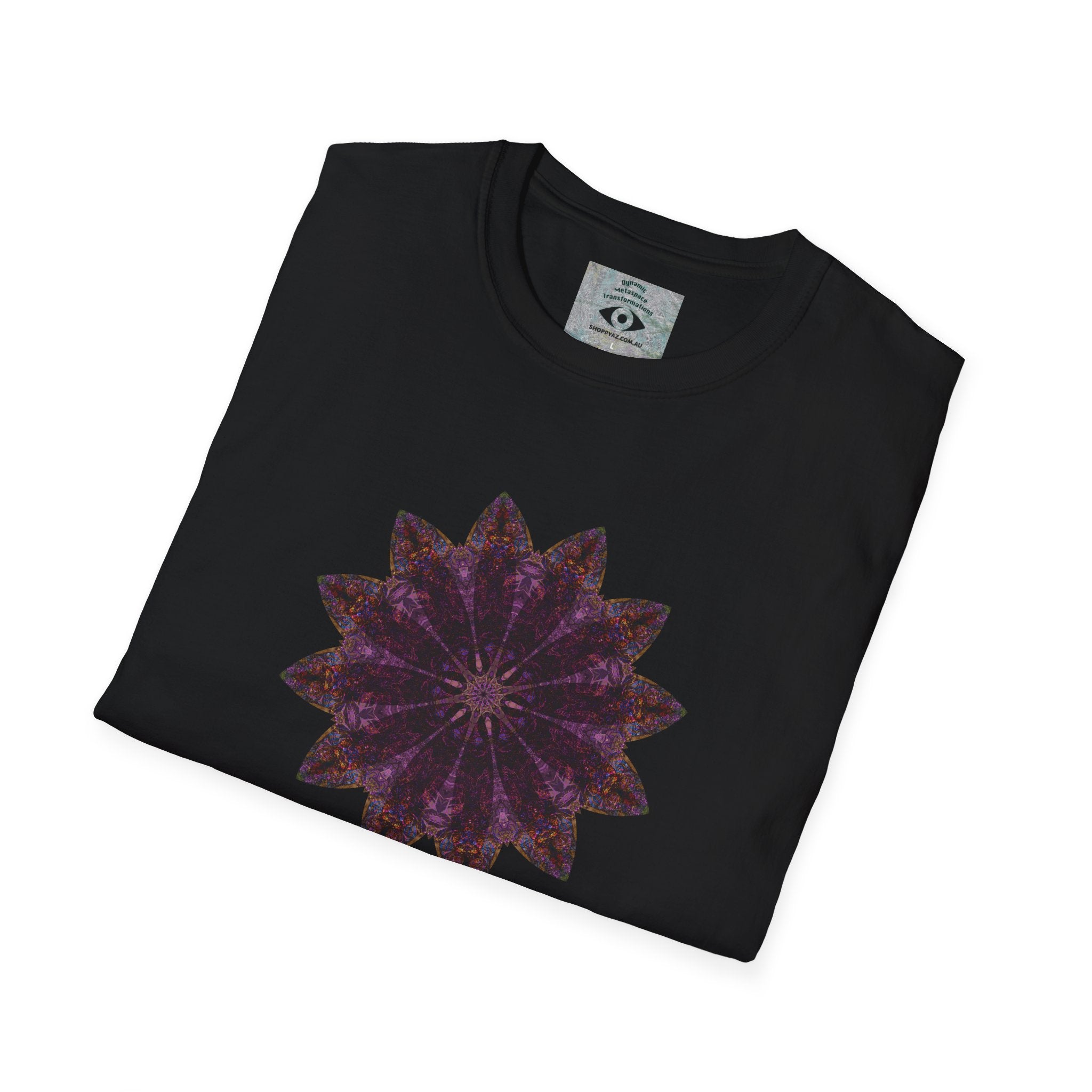 Unisex Softstyle T-Shirt - Love Light Mandalas No.15