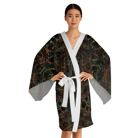 Long Sleeve Kimono Robe - DK Series No.14