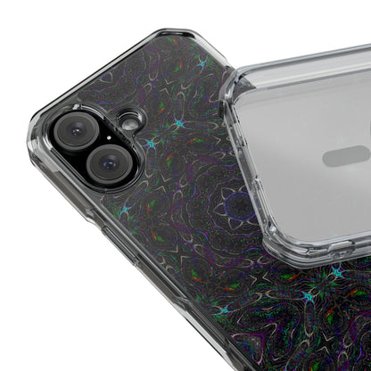 iPhone 16 Magnetic Clear Impact Case - P5 Kaleidoscopic No.32