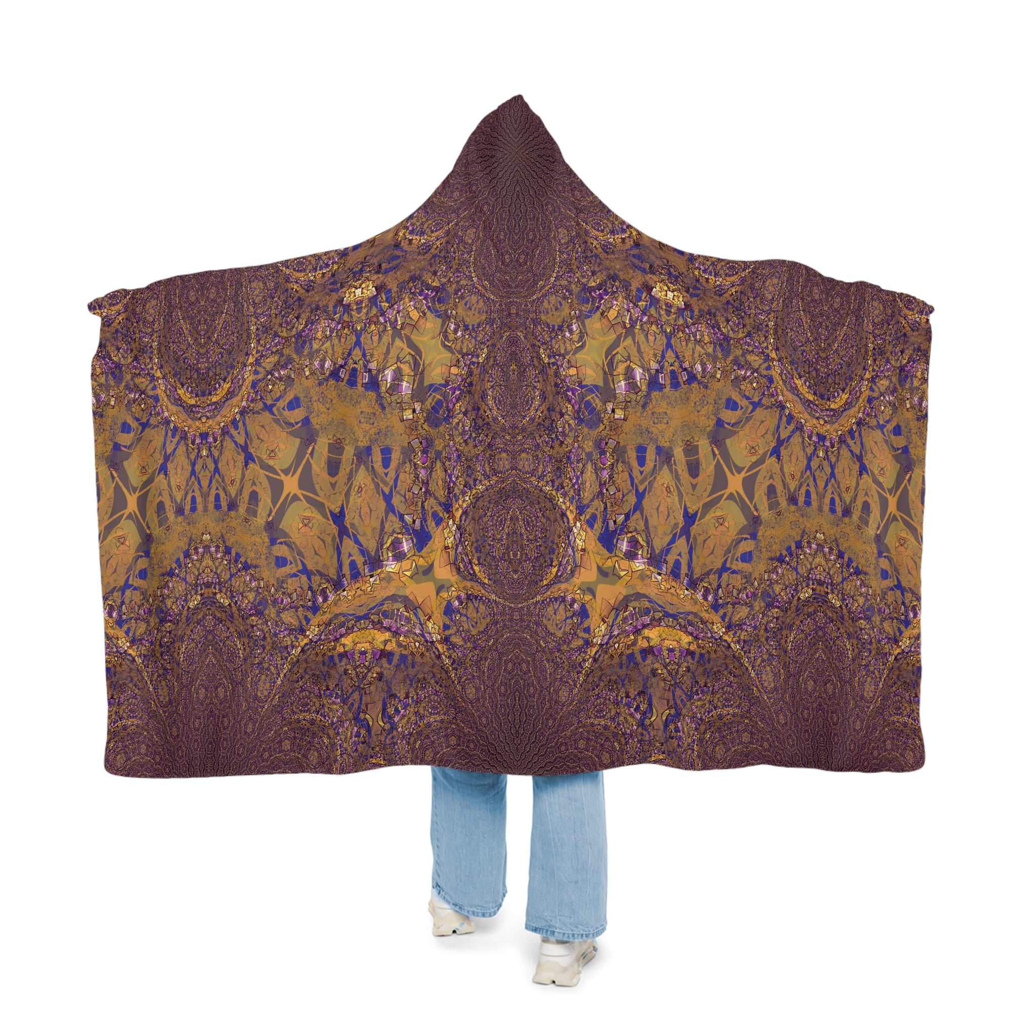 Snuggle Blanket - Love Light Fractals No.9