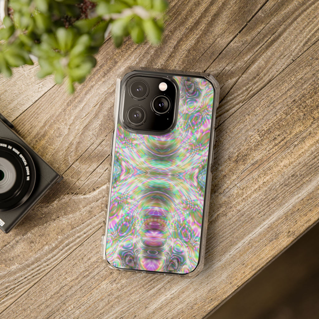 iPhone 14 Magnetic Clear Impact Case - DMT Scribe Tiles No.7