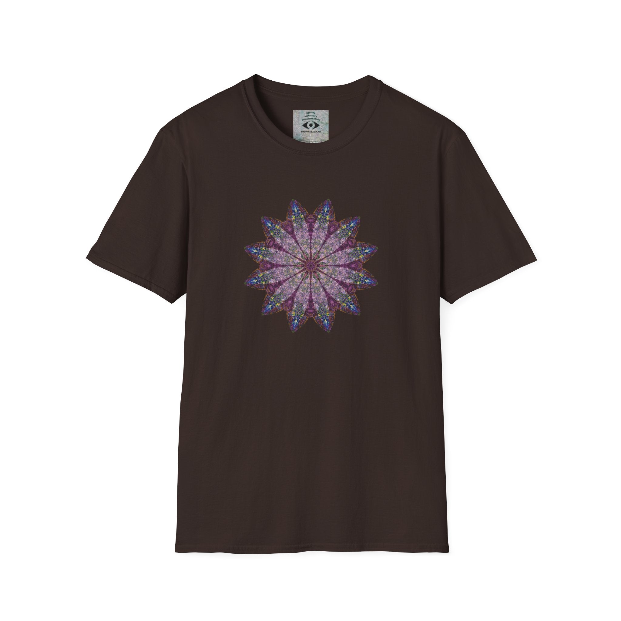 Unisex Softstyle T-Shirt - Love Light Mandalas No.17