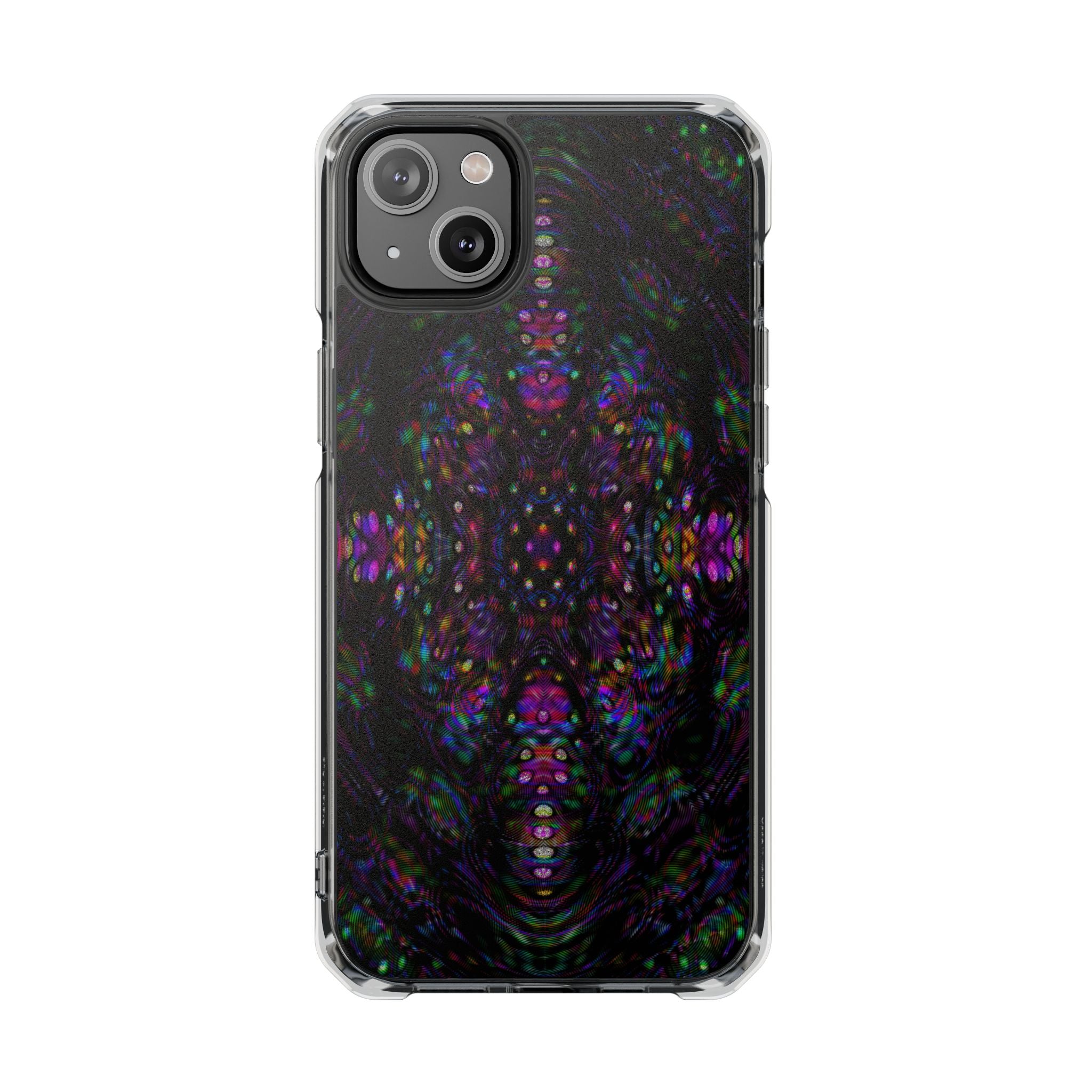 iPhone 14 Magnetic Clear Impact Case - DMT Scribe Tiles No.3