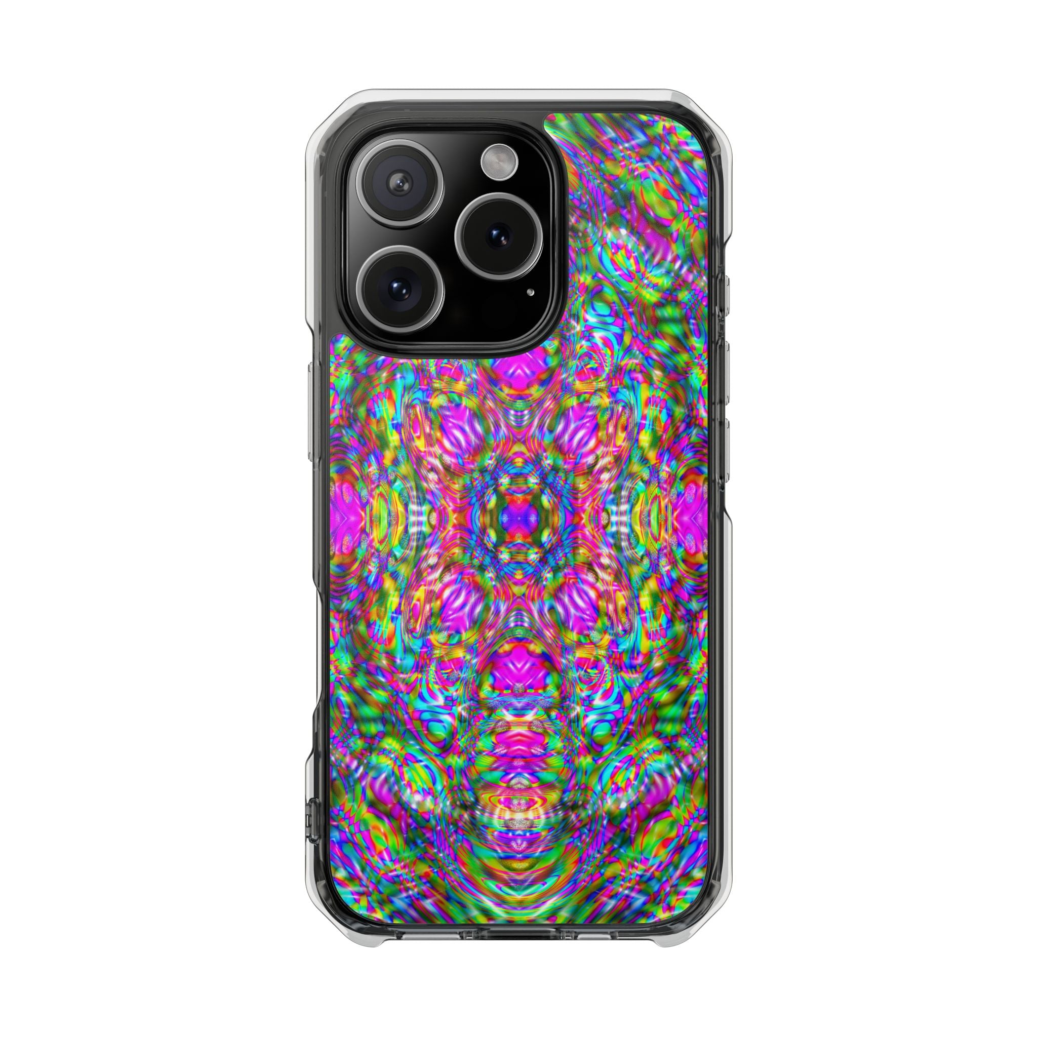 iPhone 16 Magnetic Clear Impact Case - DMT Scribe Tiles No.4