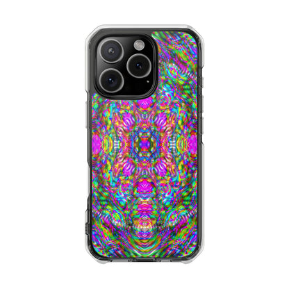 iPhone 16 Magnetic Clear Impact Case - DMT Scribe Tiles No.4