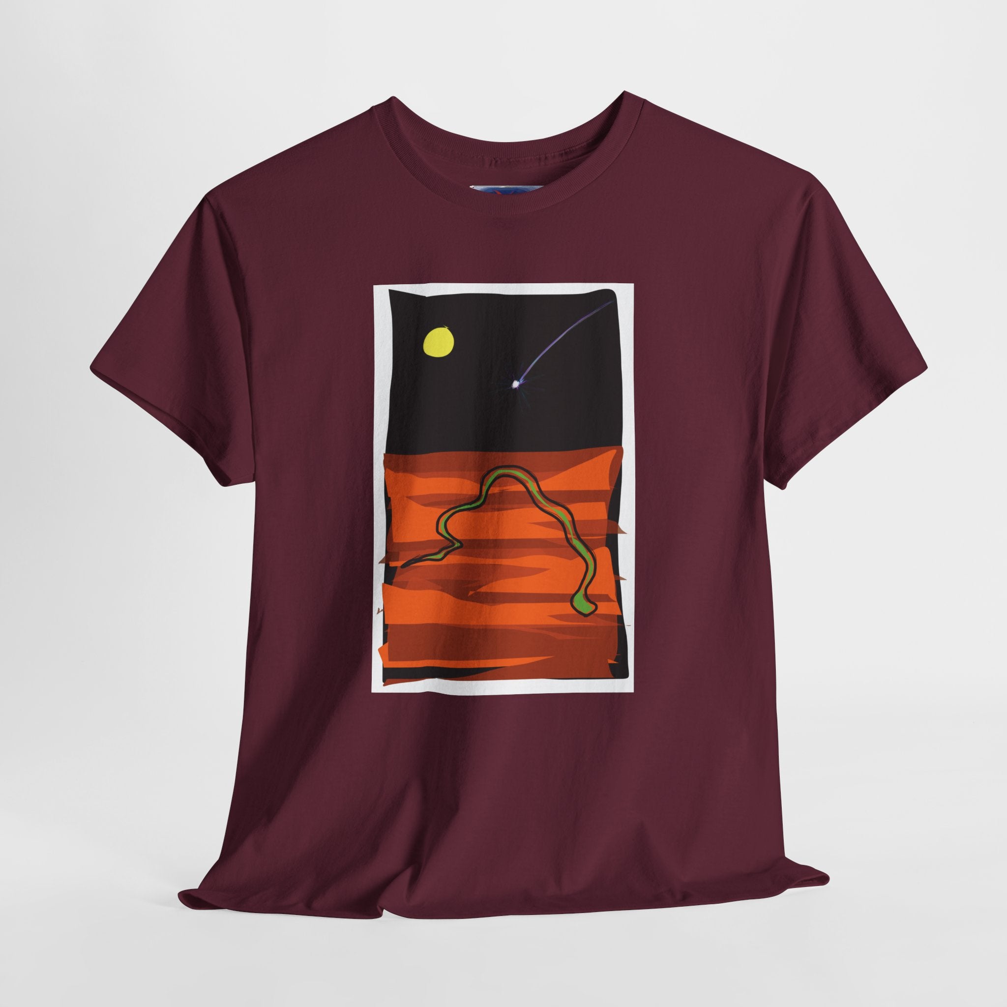 Unisex Heavy Cotton Tee - The Traveller Series (Shooting Star)
