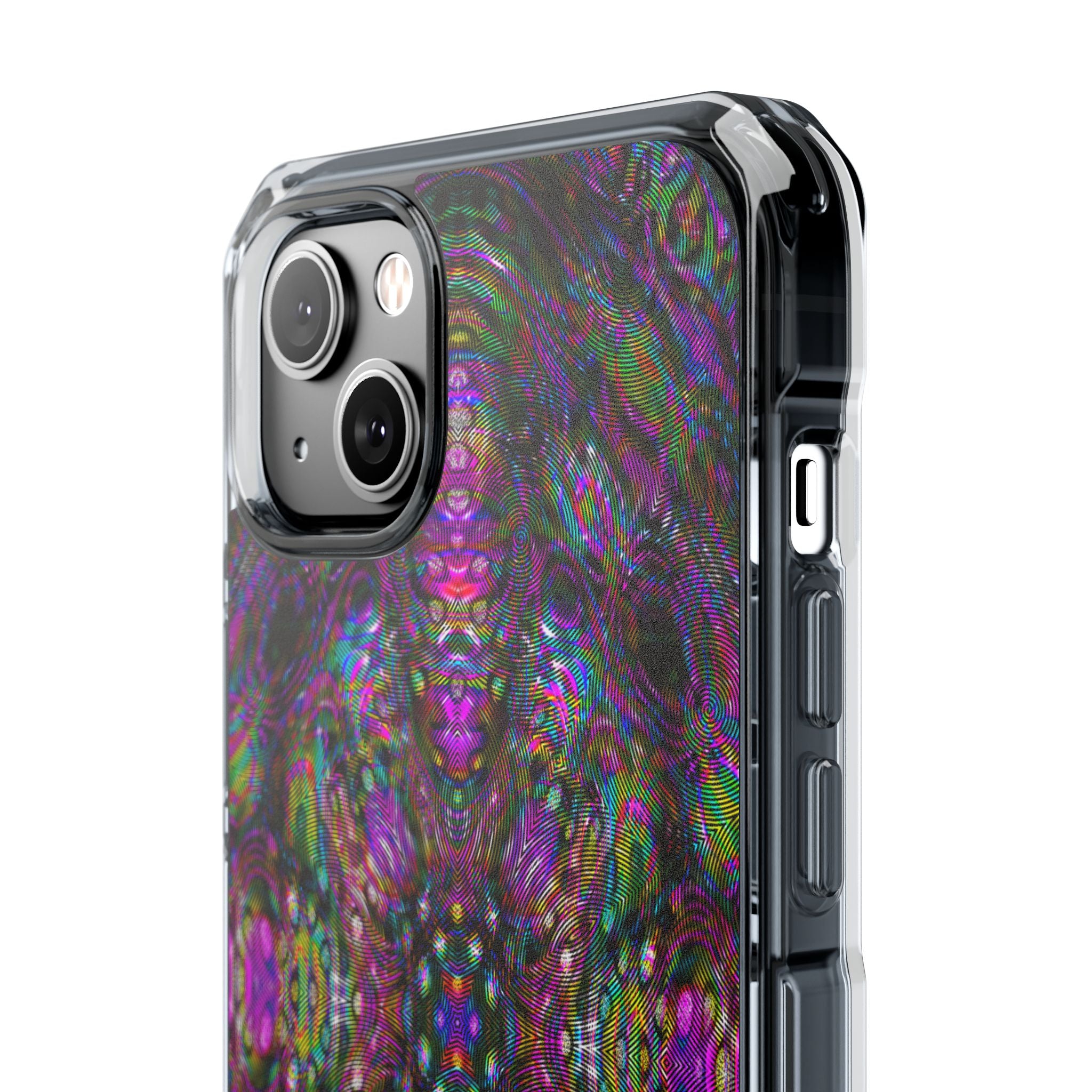 iPhone 14 Magnetic Clear Impact Case - DMT Scribe Tiles No.5