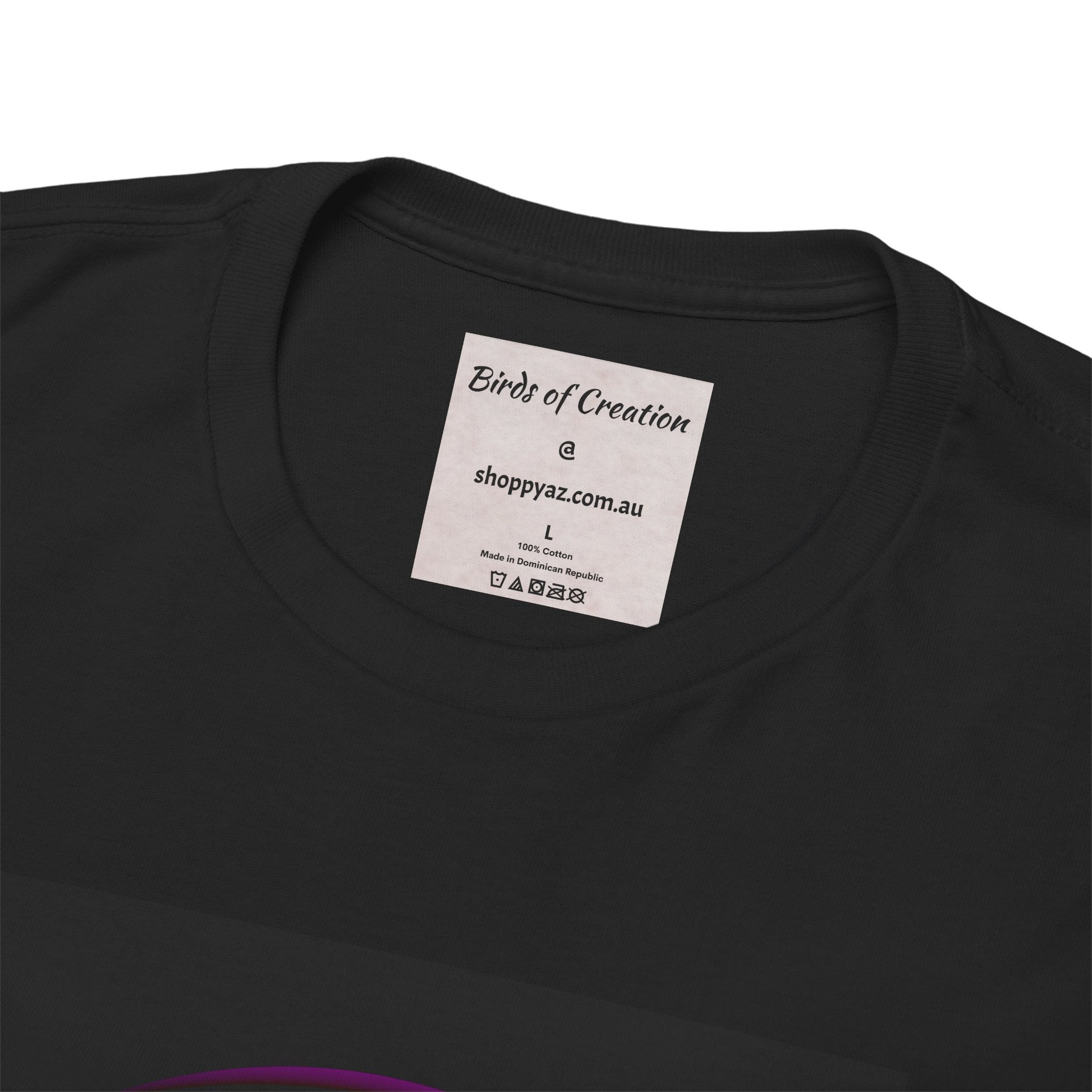 Unisex Heavy Cotton Tee - Birds Of Creation No.2b