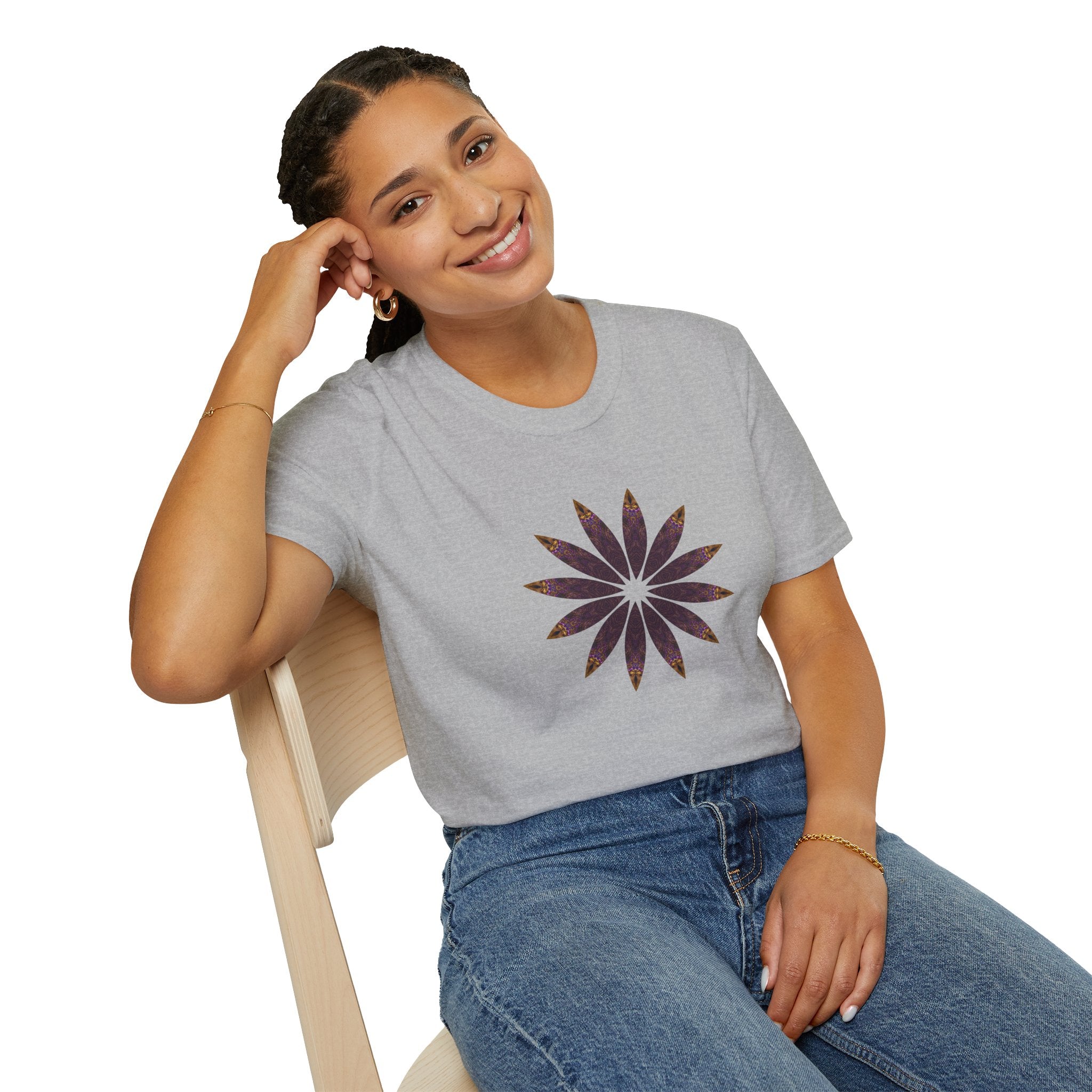 Unisex Softstyle T-Shirt - Love Light Mandalas No.2