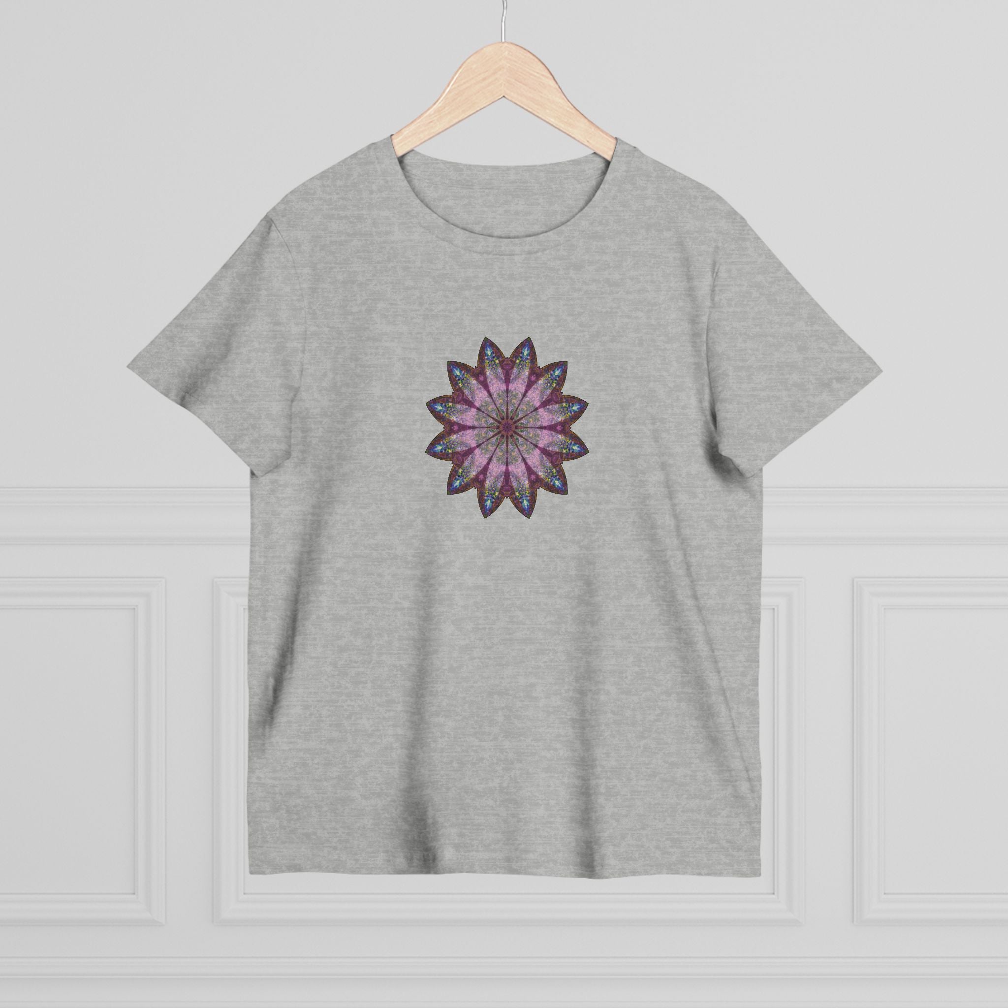 Women’s Maple Tee - Love Light Mandalas No.19