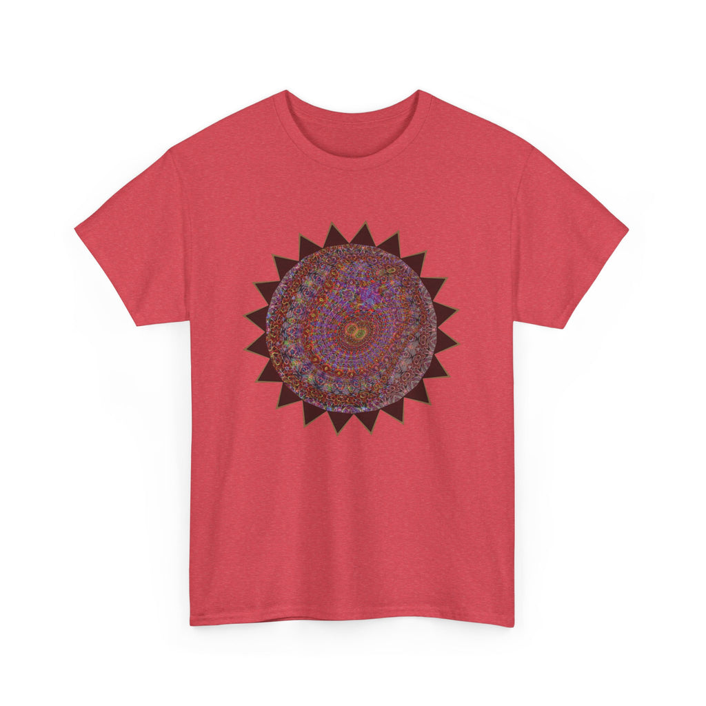 Unisex Heavy Cotton Tee - Mycelium Mandalas No.M18K4