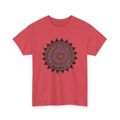 Unisex Heavy Cotton Tee - Mycelium Mandalas No.M18K4
