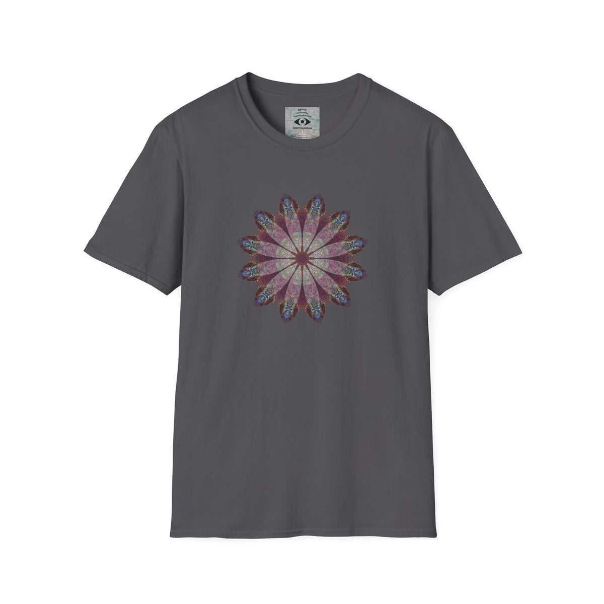 Unisex Softstyle T-Shirt - Love Light Mandalas No.9