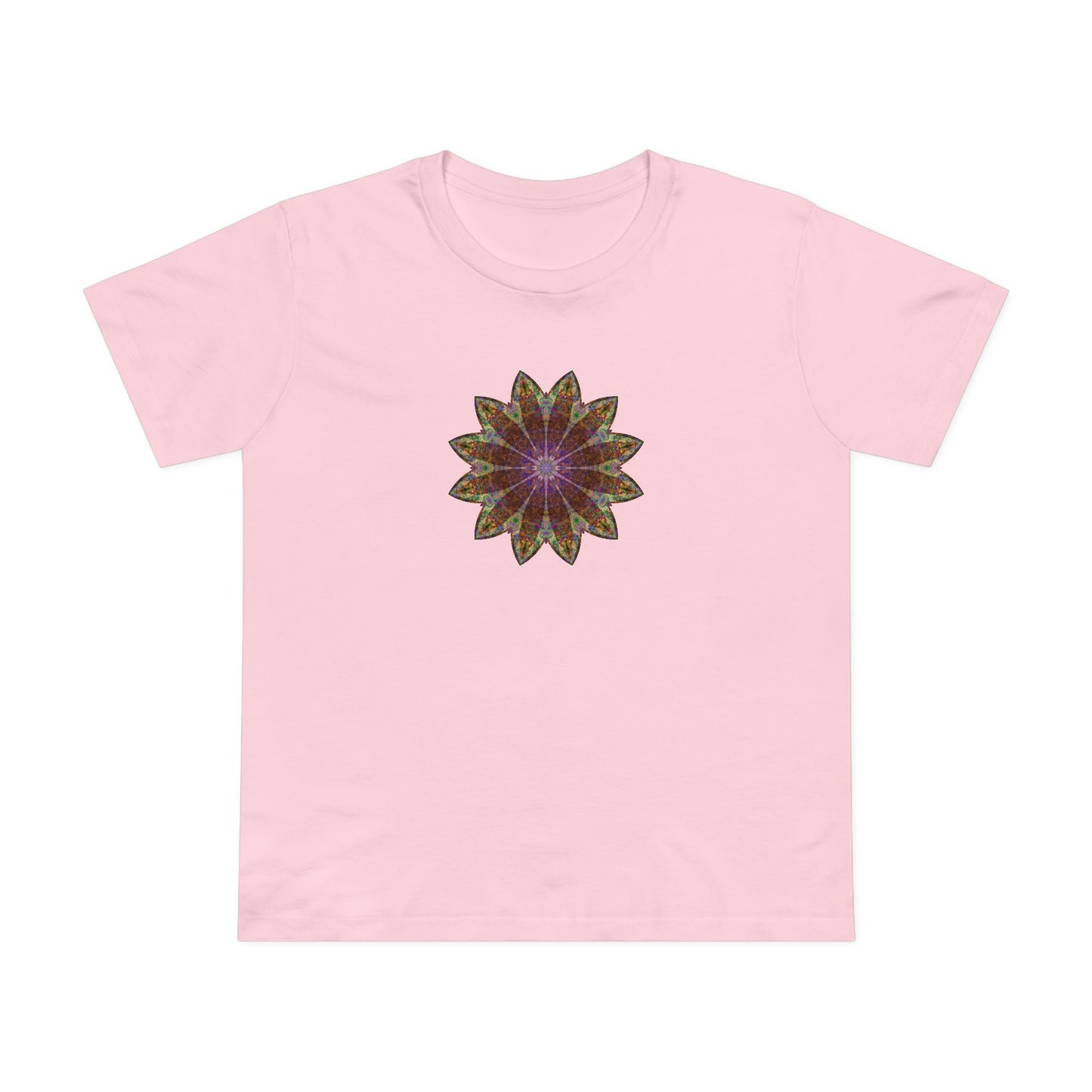 Women’s Maple Tee - Love Light Mandalas No.13