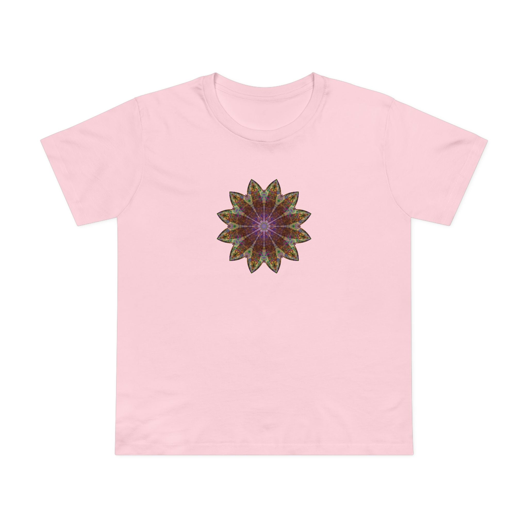 Women’s Maple Tee - Love Light Mandalas No.13