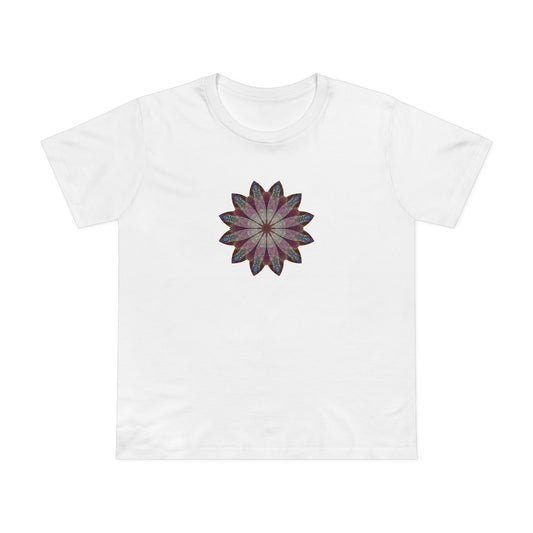 Women’s Maple Tee - Love Light Mandalas No.9
