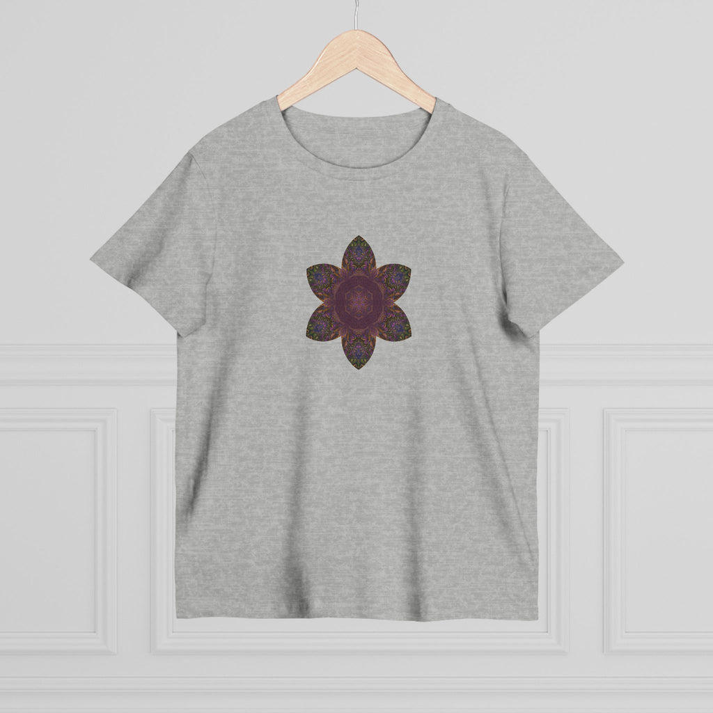 Women’s Maple Tee - Love Light Mandalas No.3