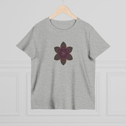 Women’s Maple Tee - Love Light Mandalas No.3