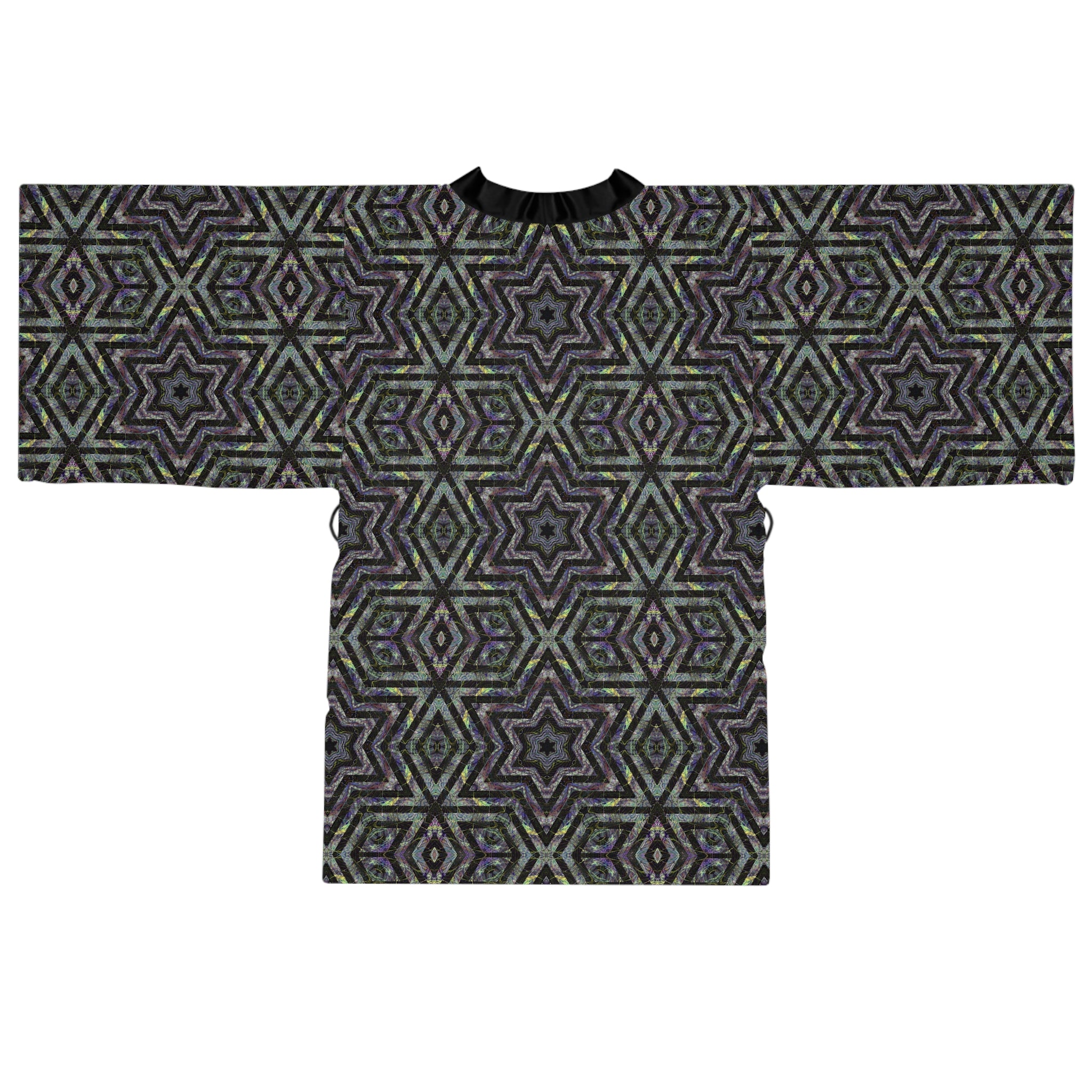 Long Sleeve Kimono Robe - P5 Kaleidoscopic No.5