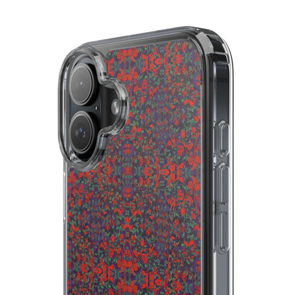iPhone 16 Clear Case – Hidden Weave Series No.25