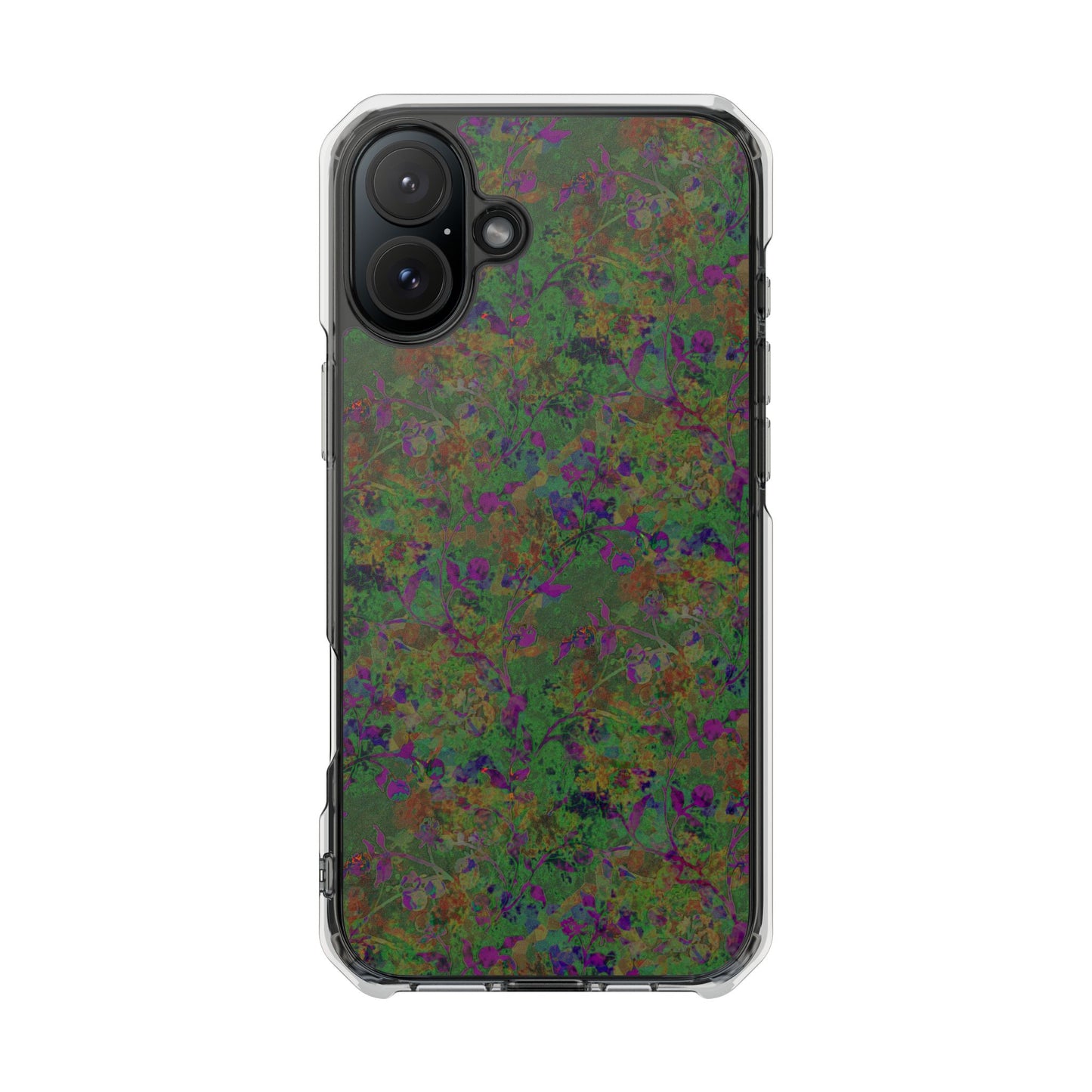 iPhone 16 Magnetic Clear Impact Case - Hidden Weave Series V3 No.24