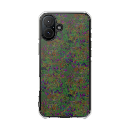 iPhone 16 Magnetic Clear Impact Case - Hidden Weave Series V3 No.24