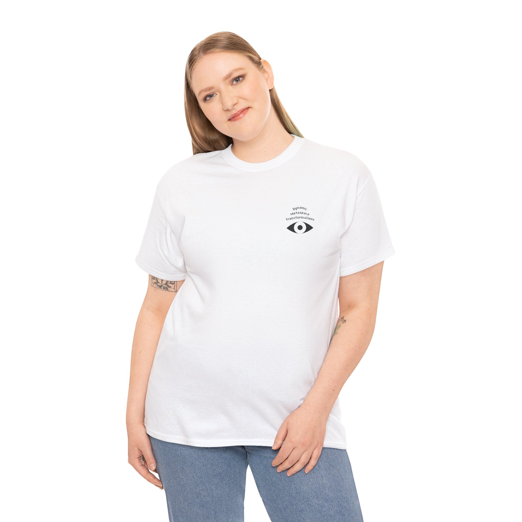 Unisex Heavy Cotton Tee (Back) - DMT Seer No.1