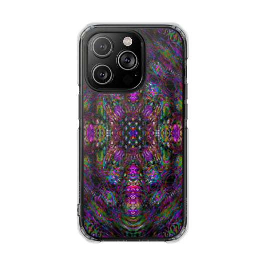 iPhone 14 Magnetic Clear Impact Case - DMT Scribe Tiles No.5