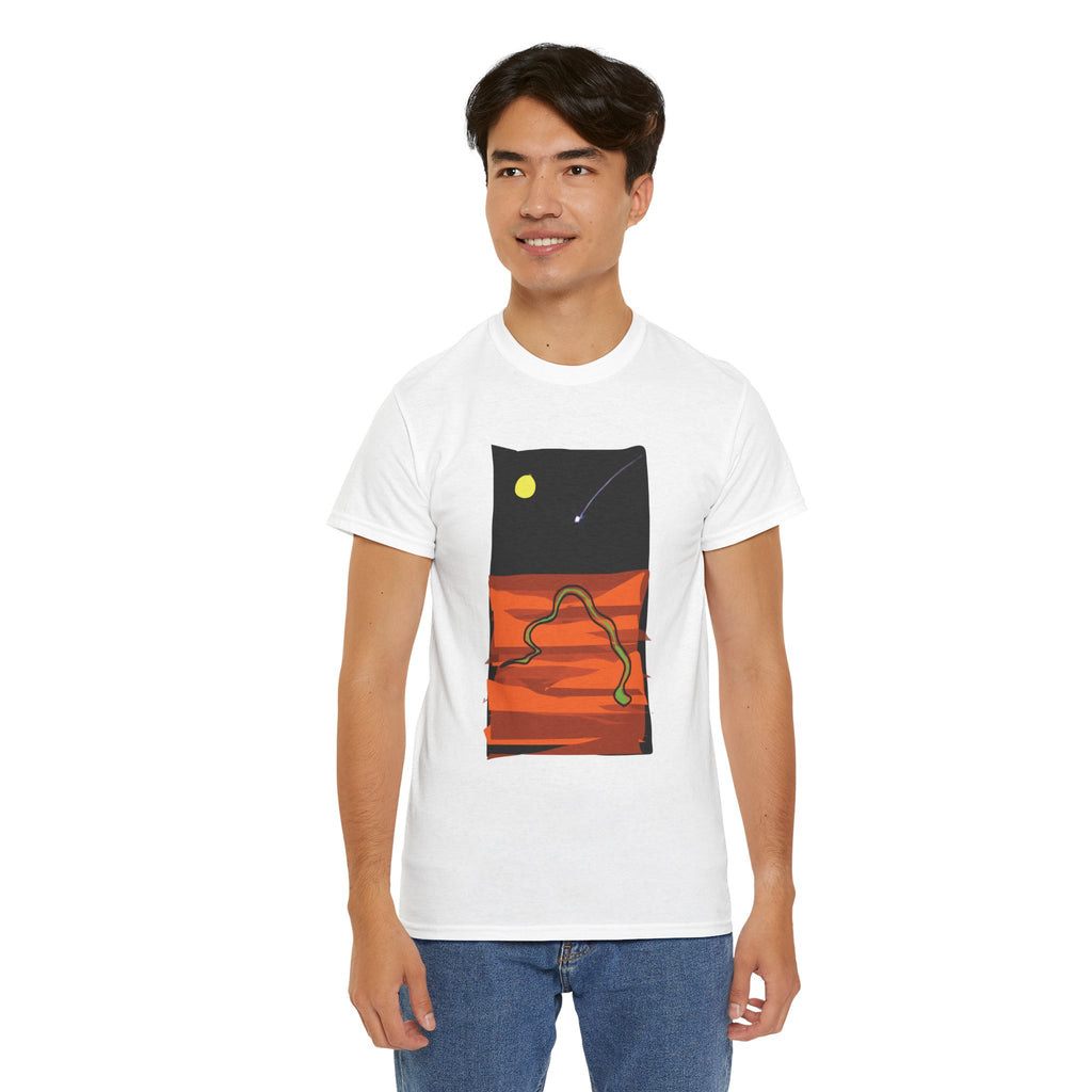 Unisex Heavy Cotton Tee - The Traveller Series (Shooting Star)
