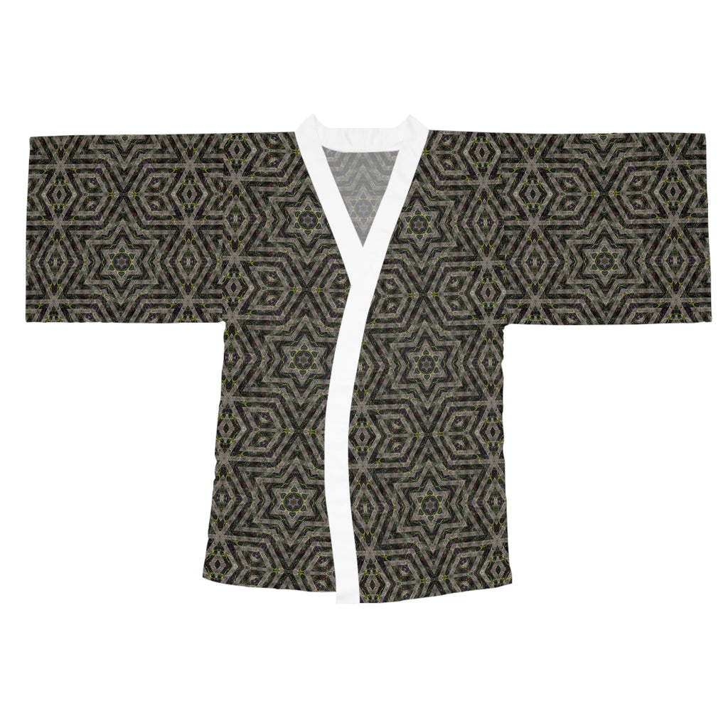 Long Sleeve Kimono Robe - P5 Kaleidoscopic No.7