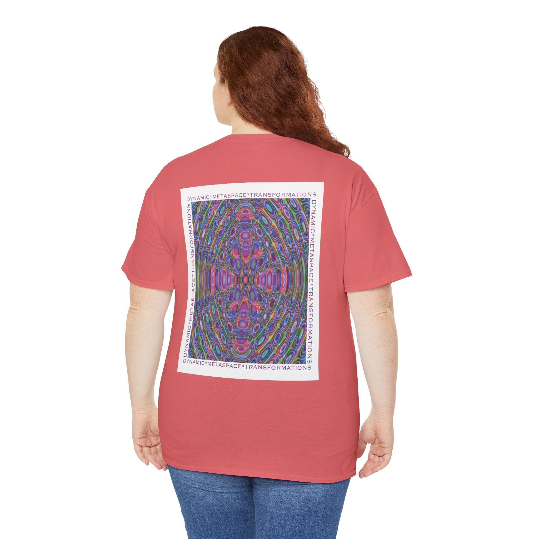 Unisex Heavy Cotton Tee (Back) - DMT Seer No.1