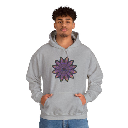 Unisex Heavy Blend™ Hooded Sweatshirt - Love Light Mandalas No.24