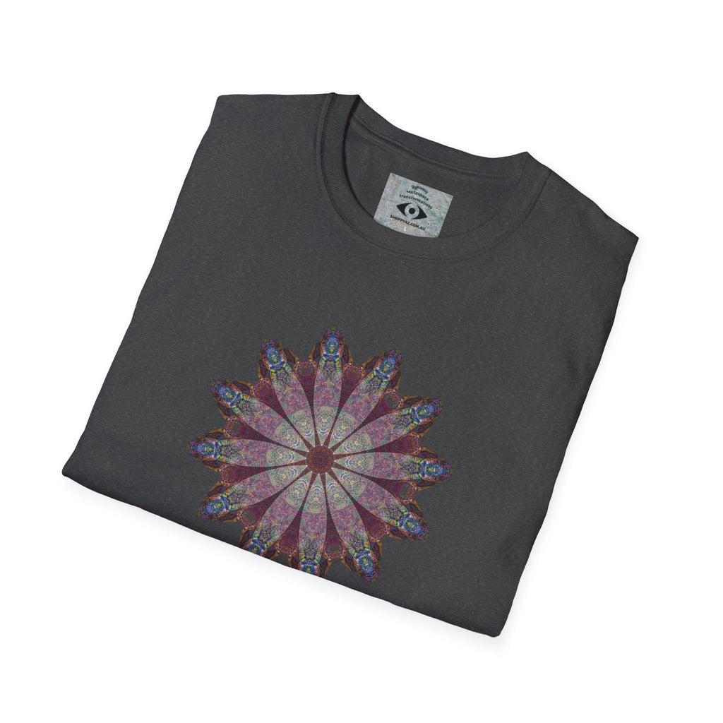 Unisex Softstyle T-Shirt - Love Light Mandalas No.9