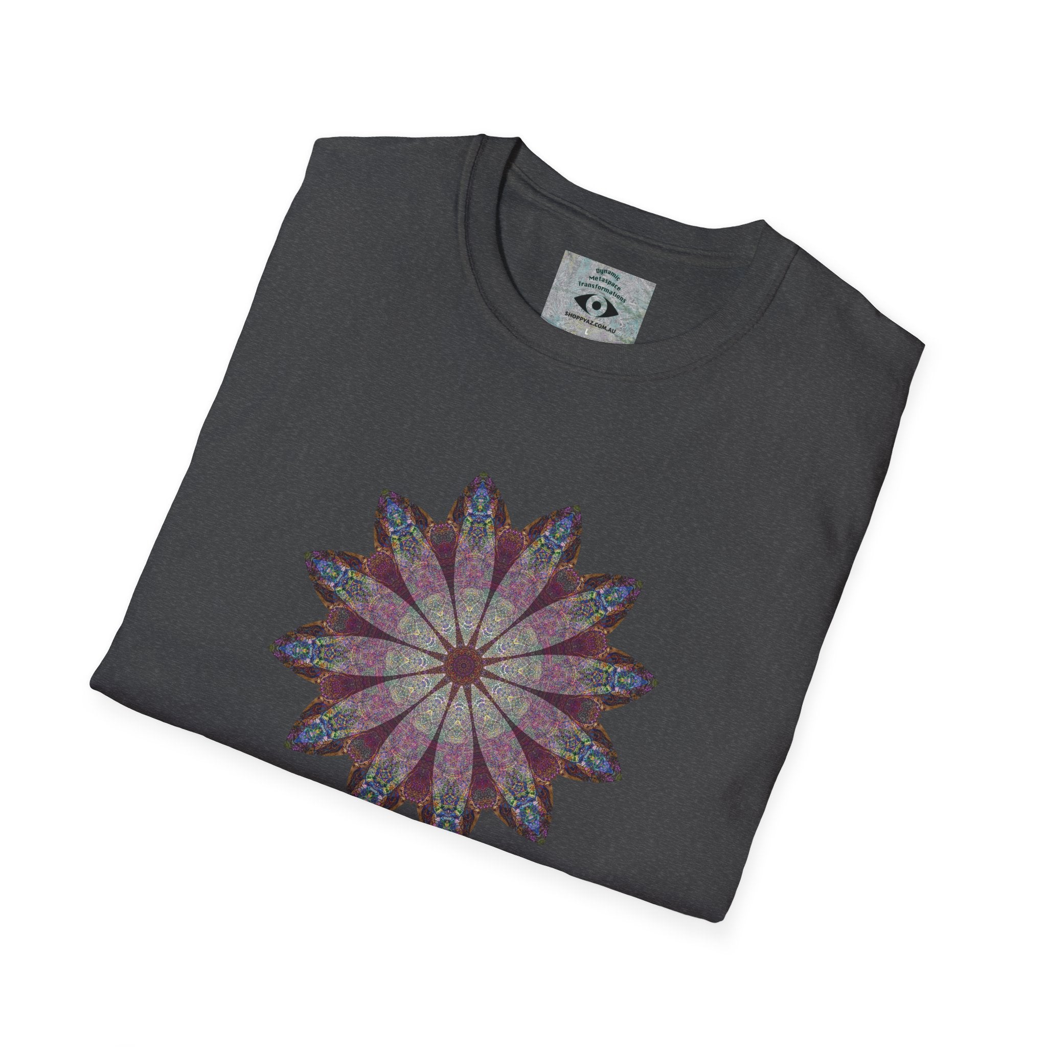 Unisex Softstyle T-Shirt - Love Light Mandalas No.9
