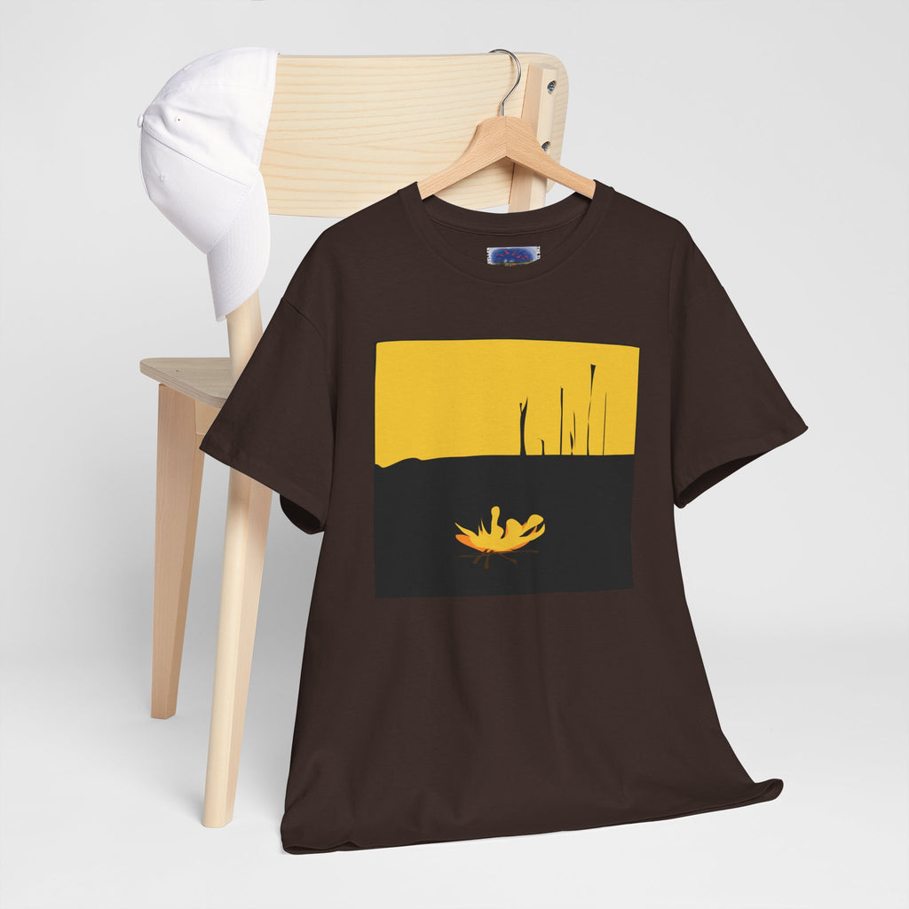 Unisex Heavy Cotton Tee - The Traveller Series (Fire)