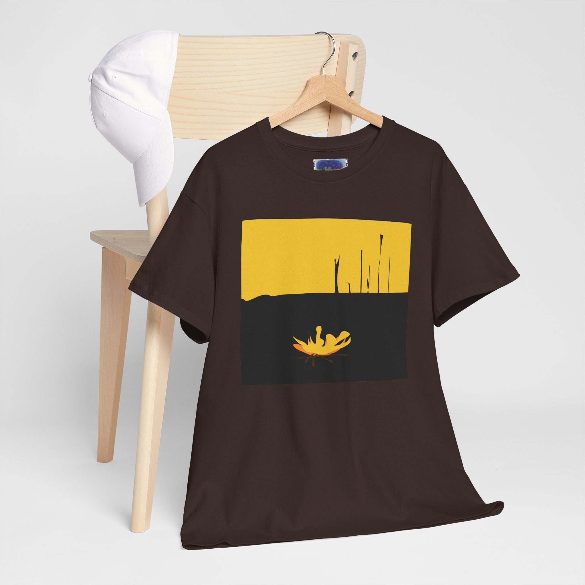Unisex Heavy Cotton Tee - The Traveller Series (Fire)