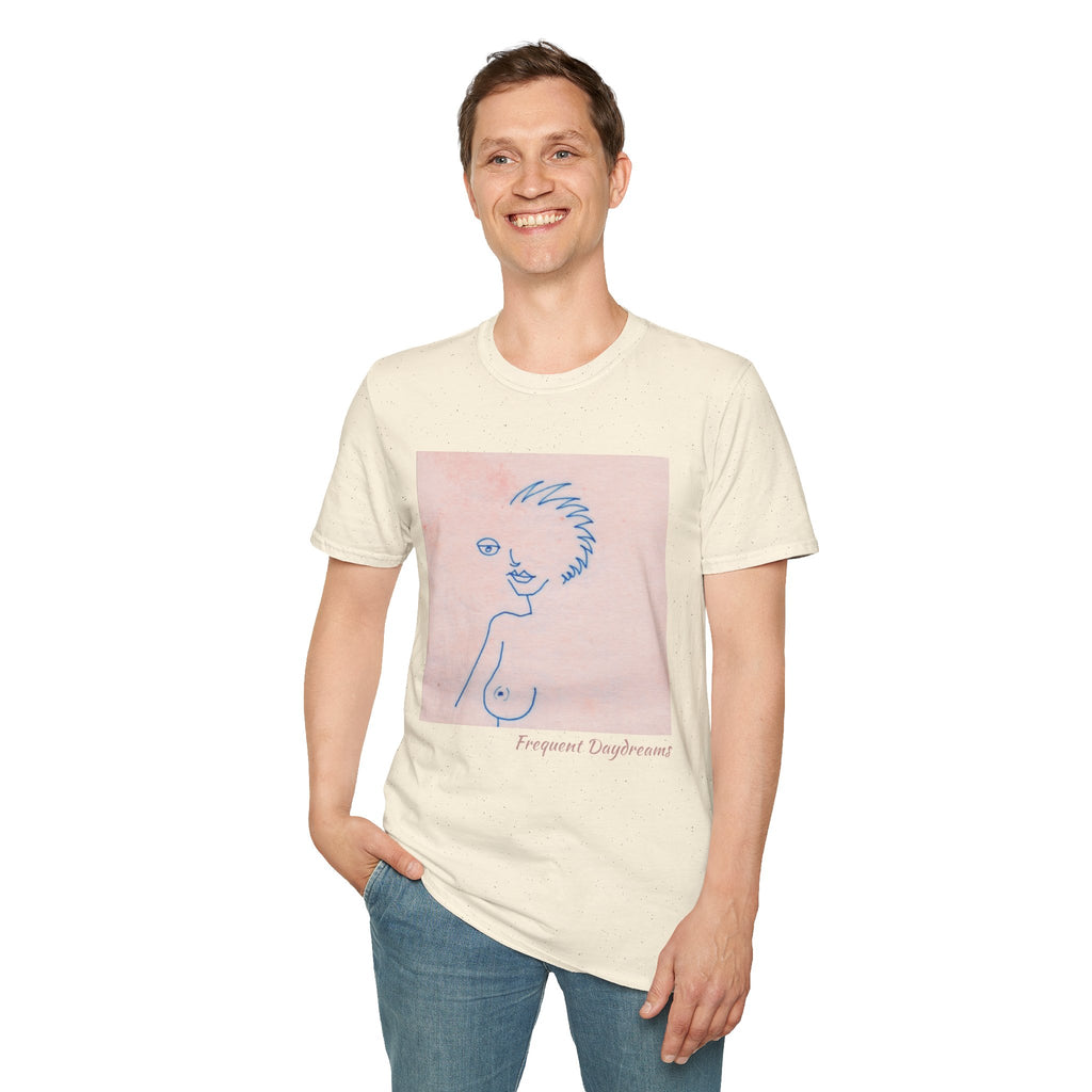 Unisex Softstyle T-Shirt - Frequent Daydreams Sketch No.46