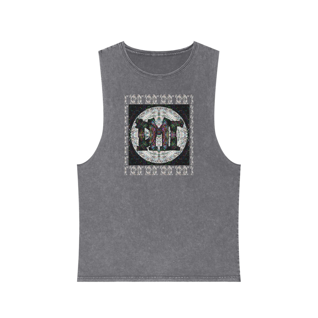 Unisex Stonewash Tank Top - DMT Scribe No.2
