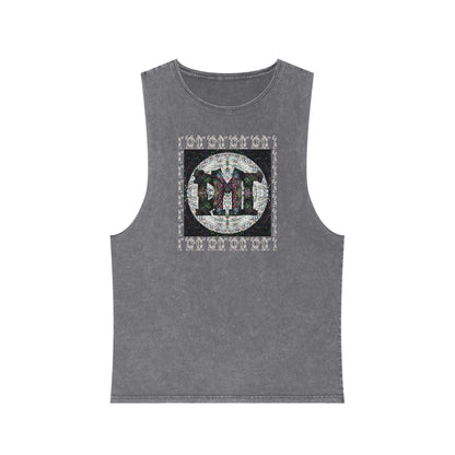 Unisex Stonewash Tank Top - DMT Scribe No.2