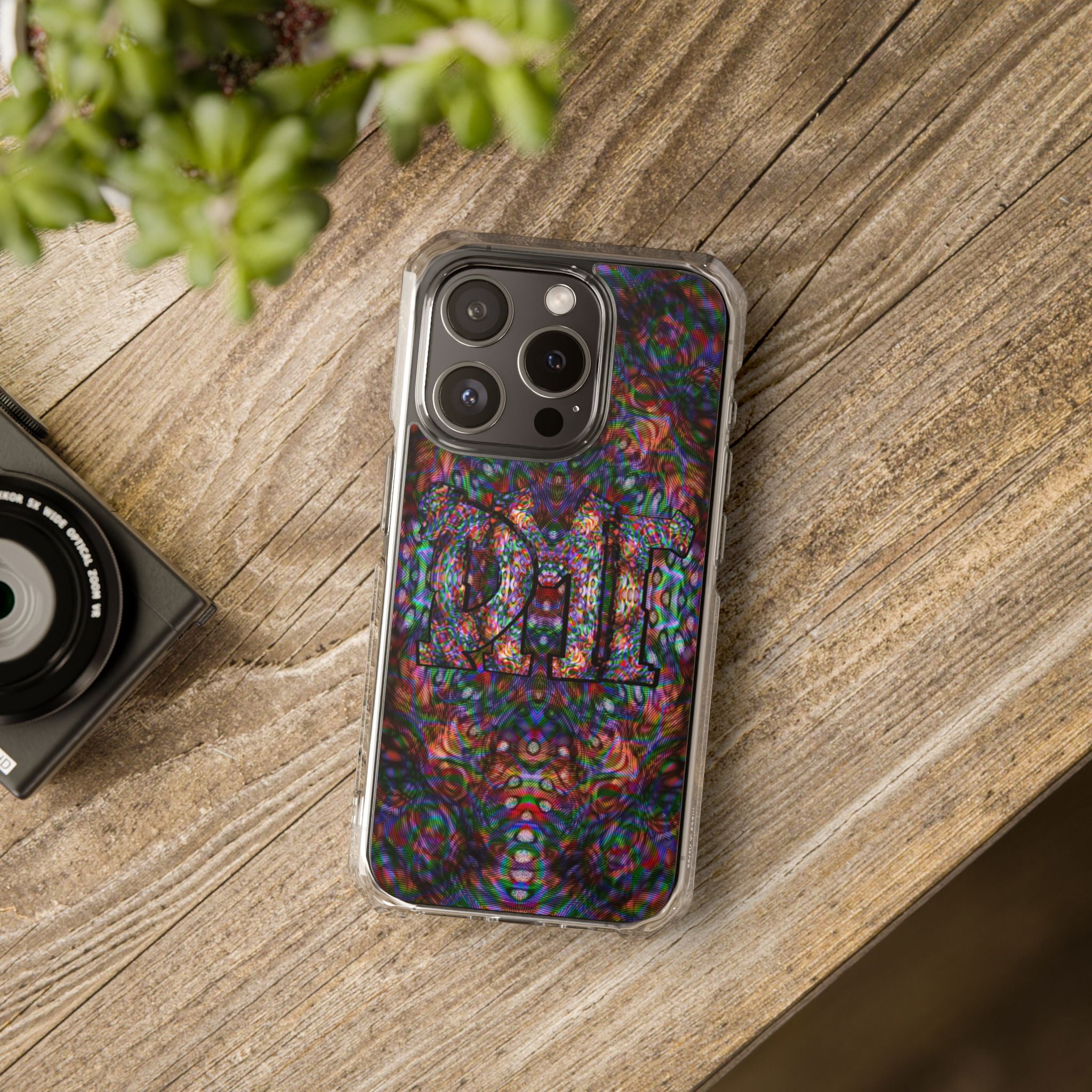 iPhone 15 Magnetic Clear Impact Case - DMT Scribe No.S1T1